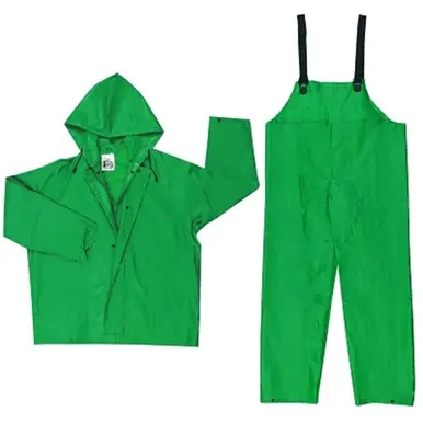 MCR 3882XL Rain Suit, XL, Green