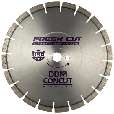 DDM Concut P6100 - 6" x .100 Purple Fresh Cut Diamond Blade