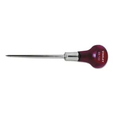 Stanley 69-122 Wood Handle Scratch Awl, 6", 3-3/8" Shank