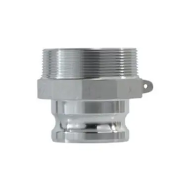 Midland Industries 61869 - Cam & Groove Reducer Adapter, 3" Type F x 1" MIP, Aluminum
