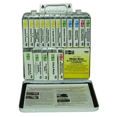 First Aid Only 5301 24 Unit First Aid Kit, Weatherproof Steel Case, Wall Mount