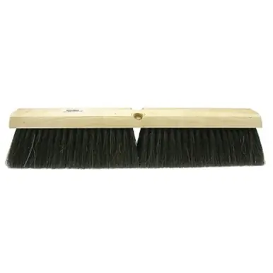 Weiler 42017 Horsehair/Tampico Medium Sweep Brush, 24" Block, 3" Trim