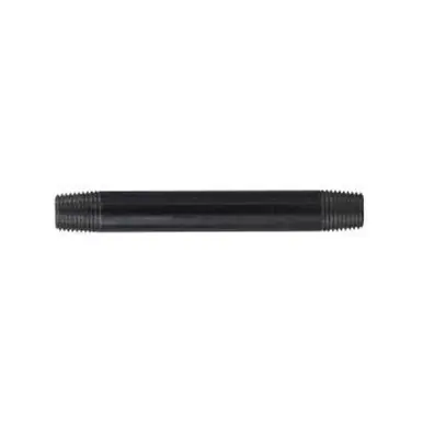 Midland Industries 57036 - Welded Pipe Nipple, 1/4" MPT x 1/4" MPT, 12" L, Steel, Black, SCH 40