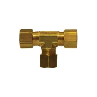 Midland Industries 00064-10 - Tee, 5/8" Compression x 5/8" Compression x 5/8" Compression, Brass