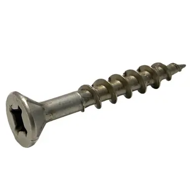 Richelieu FQCN172P8114PR - 8 x 1-1/4" Wood Screw Quadrex Drive Flat Head, 9000ct
