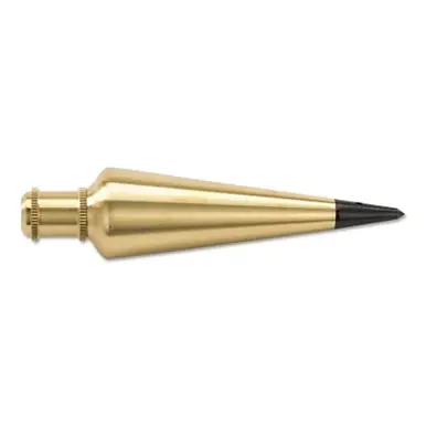 Stanley 47-973 Brass Plumb Bob, 8 oz, 8.7"