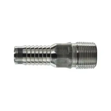 Midland Industries 973622 - Combination King Nipple, 1" Hose Barbed x 1" MPT, Aluminum