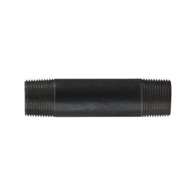 Midland Industries 57108 - Welded Pipe Nipple, 1" MPT x 1" MPT, 5-1/2" L, Steel, Black, SCH 40