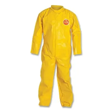 DuPont QC120S-XL Tychem 2000 Coverall, XL, Yellow