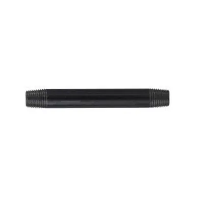 Midland Industries 57028 - Welded Pipe Nipple, 1/4" MPT x 1/4" MPT, 5" L, Steel, Black, SCH 40