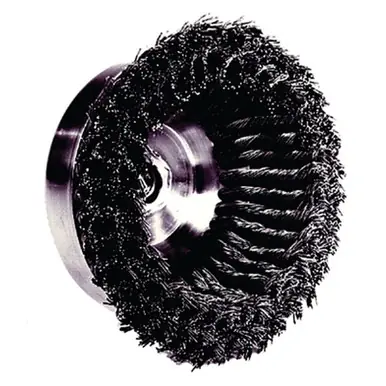 Weiler 12556 Wire Cup Brush, 6" x 1-3/8"