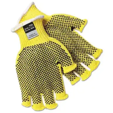 MCR 9369L PVC Dotted Kevlar Gloves, L