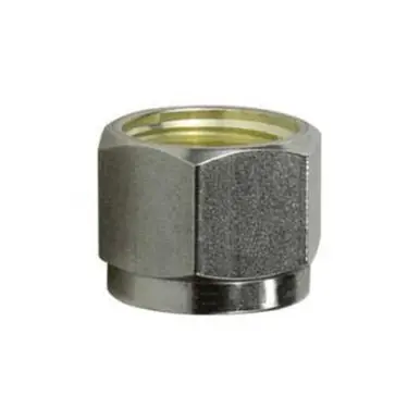 Midland Industries SSC3186 - Flareless Tube Nut, 3/8" JIC, Stainless Steel