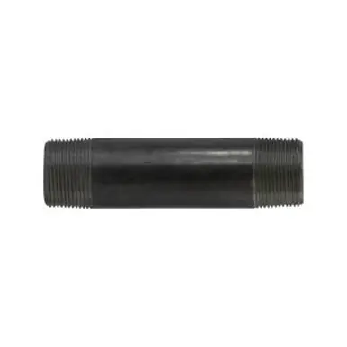 Midland Industries 57123 - Welded Pipe Nipple, 1-1/4" MPT x 1-1/4" MPT, 3" L, Steel, Black, SCH 40