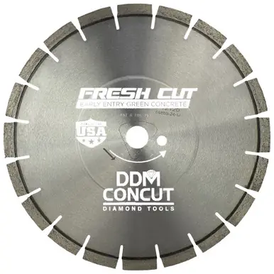 DDM Concut W8100 - 8" x .100 White Fresh Cut Diamond Blade