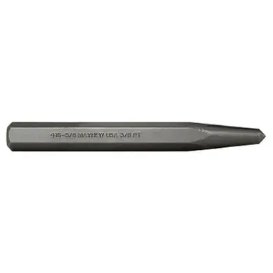 Mayhew Tools 74004 Center Punch, 6-1/4" Long, 3/8" Tip, Alloy Steel