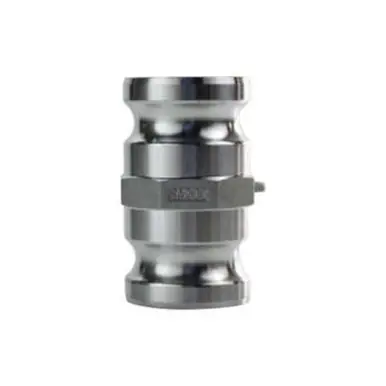 Midland Industries 61874 - Cam & Groove Spool Adapter, 2" Male Adapter x 2" Male Adapter, Aluminum