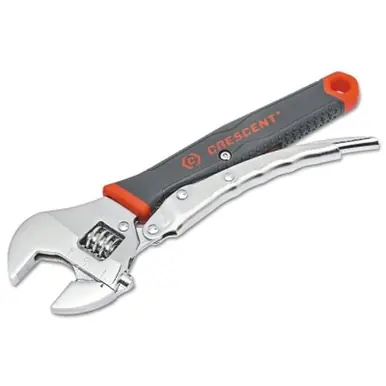 Crescent ACL10VS 10" Locking Adjustable Wrench, Chrome Plated
