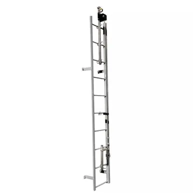 Safewaze 022-12134 - SS 90‘ Ladder Climb System, 4-Person Complete Kit