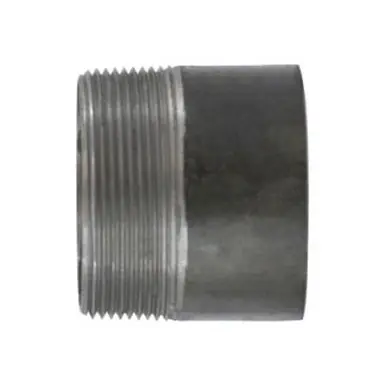 Midland Industries 57181T - Welded Pipe Nipple, 2-1/2" TOE x 2-1/2" Plain End, 3" L, Steel, Black
