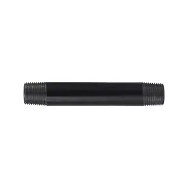 Midland Industries 57047 - Welded Pipe Nipple, 3/8" MPT x 3/8" MPT, 4-1/2" L, Steel, Black, SCH 40