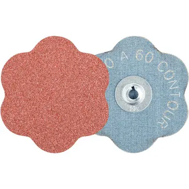 PFERD 42117 - COMBIDISC CONTOUR Abrasive Disc, 2-3/8" Dia, Type CD, 60 Grit, Aluminum oxide (50pk)