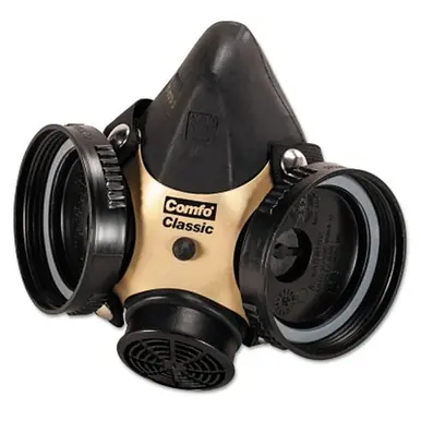 MSA 808061 Comfo Classic Respirator, Large, Hycar Rubber