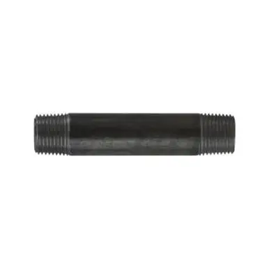 Midland Industries 57245 - Welded Pipe Nipple, 1/2" MPT x 1/2" MPT, 48" L, Steel, Black, SCH 40