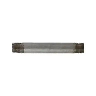 Midland Industries 52024 - Seamless Pipe Nipple, 1/4" MPT x 1/4" MPT, 3" L, Stainless Steel, SCH 80
