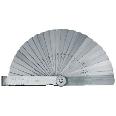 General Tools 230 Feeler Gauge, 26 Leaves