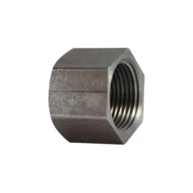 Midland Industries 67473 - Hex Cap, 1/2" NPT(F), Steel, Black, 150 lb