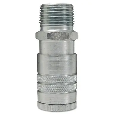 Dixon Valve DC25 Air Chief Industrial Semi-Auto Couplers, 3/8" x 3/8" NPT Male