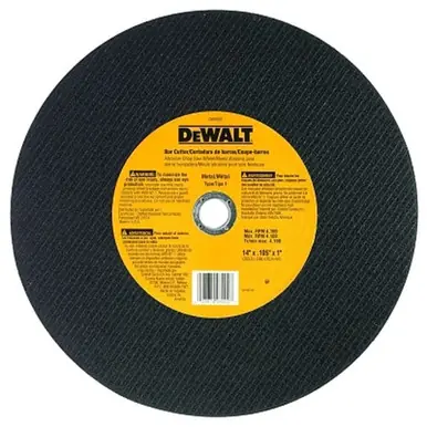 DeWalt DW8002 14" x 1" Abrasive Chop Saw Wheel