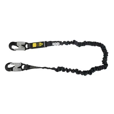 Safewaze 023-2109 - Arc Flash 6‘ Energy Absorbing Lanyard Aramid, Alu Snap Hook