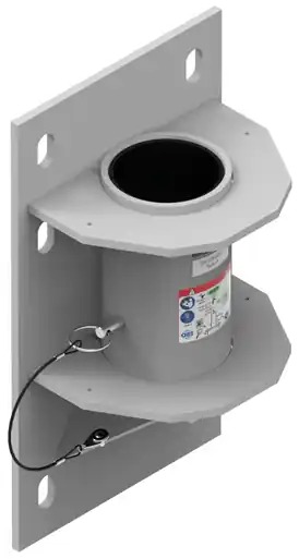 Xtirpa by Safewaze IN-2253 - 102mm (4") Mural adapter (ss 304)