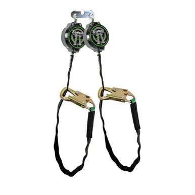 Safewaze 018-5032 - 7‘ Web 40" Dual Leg Tie Back Retractable with FS-EX313 Bracket