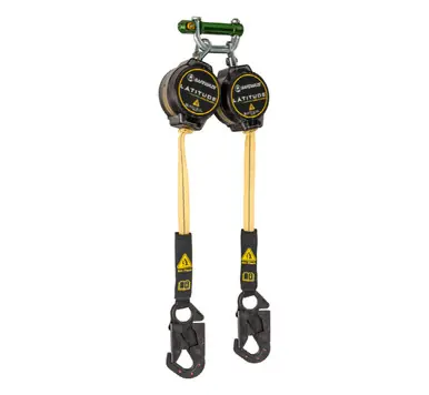 Safewaze 020-5221 - Latitude Pro Arc Flash 7‘ Dual Web Retractable w/ Dielectric Snap Hooks