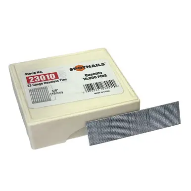 Spotnails 23010 - 23 Gauge 5/8" Headless Pins, 10,000ct