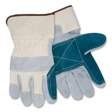 MCR 16012LN Sidekick Select Gloves, L, Gray/Green/White