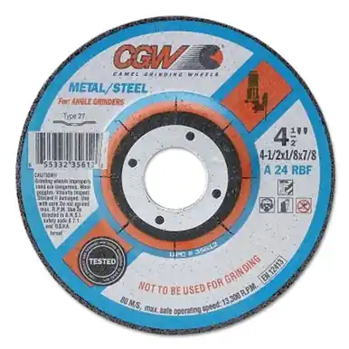CGW 35612 Depressed Center Wheel, 4-1/2" (25pk)