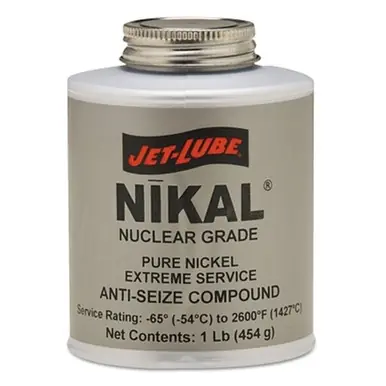 Jet-Lube 13604 Nikal High Temperature Anti-Seize & Gasket Compound, 1 lb Can