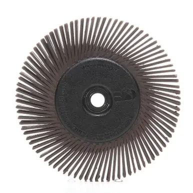 Scotch-Brite 048011-27603 Radial Bristle Brush, 6" x 1/2", 36 Grit, 10,000 RPM