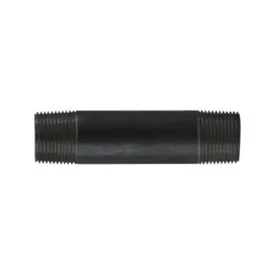Midland Industries 57109 - Welded Pipe Nipple, 1" MPT x 1" MPT, 6" L, Steel, Black, SCH 40 Schedule