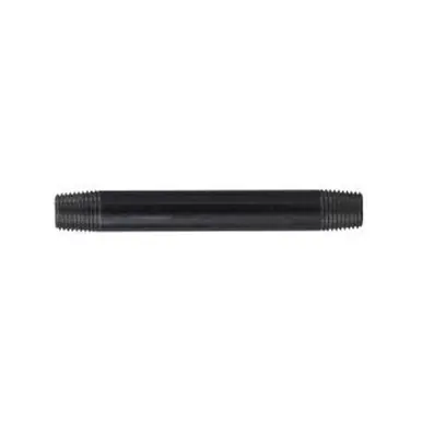 Midland Industries 57034 - Welded Pipe Nipple, 1/4" MPT x 1/4" MPT, 10" L, Steel, Black, SCH 40