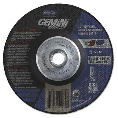 Norton 66252841939 Cut-Off Wheel, 5" x 0.045"