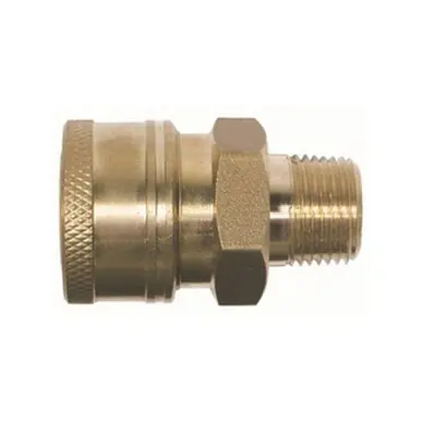 Midland Industries 86031 - Quick Disconnect Straight Through Coupler, 3/8", MPT