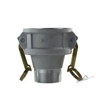 Midland Industries 61857 - Cam & Groove Reducer Coupler, 1-1/2" Type B x 1" MIP, Aluminum
