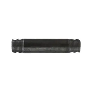 Midland Industries 57242 - Welded Pipe Nipple, 1/2" MPT x 1/2" MPT, 30" L, Steel, Black, SCH 40