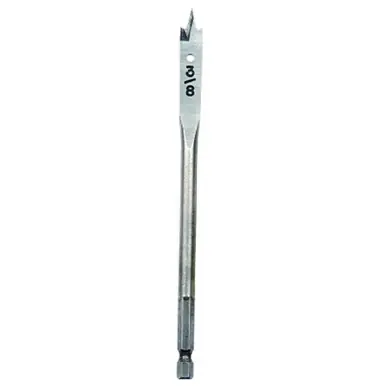 Irwin Speedbor 88806 Standard Length Flat Bit, 3/8" Diameter (6pk)