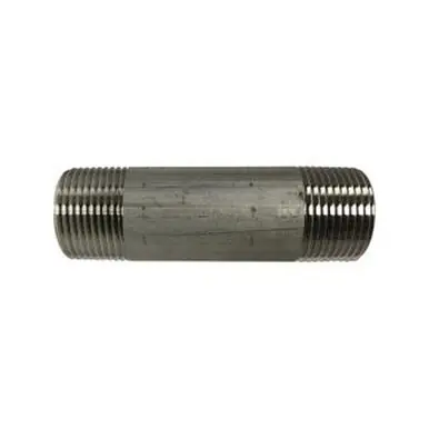 Midland Industries 49102 - Welded Pipe Nipple, 1" MPT x 1" MPT, 2-1/2" L, Stainless Steel, SCH 40